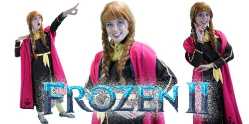 virtual birthday party entertainment kids parties zoom online Queen Anna Frozen 2