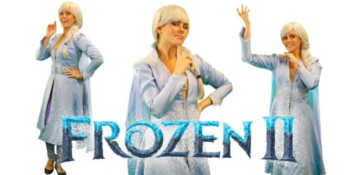 virtual birthday party entertainment kids parties zoom online Queen Elsa Frozen 2